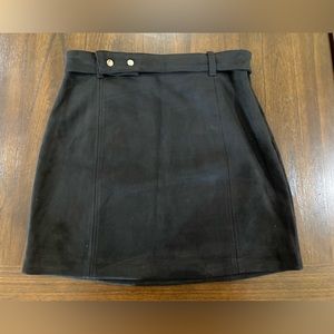 Black Velvet Skirt